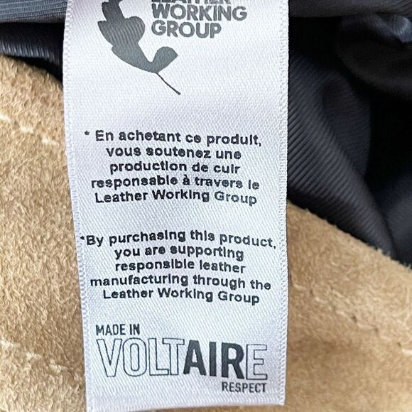 Zadig &Voltaire Jasia brown Suede mini skirt. 40. NWT - Picture 9 of 10